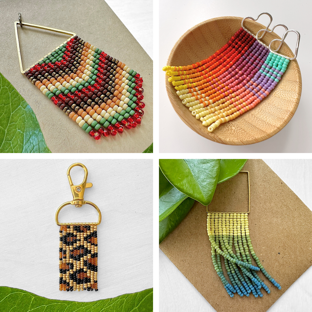 How to Attach Beaded Fringe to a Frame | The Bead Mix
