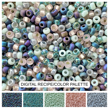 Abalone 11/0 Miyuki Bead Mix Recipe & Color Palette (DIGITAL) - The Bead Mix