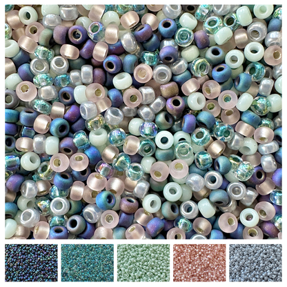 Abalone 11/0 Miyuki Bead Mix Recipe & Color Palette (DIGITAL) - The Bead Mix