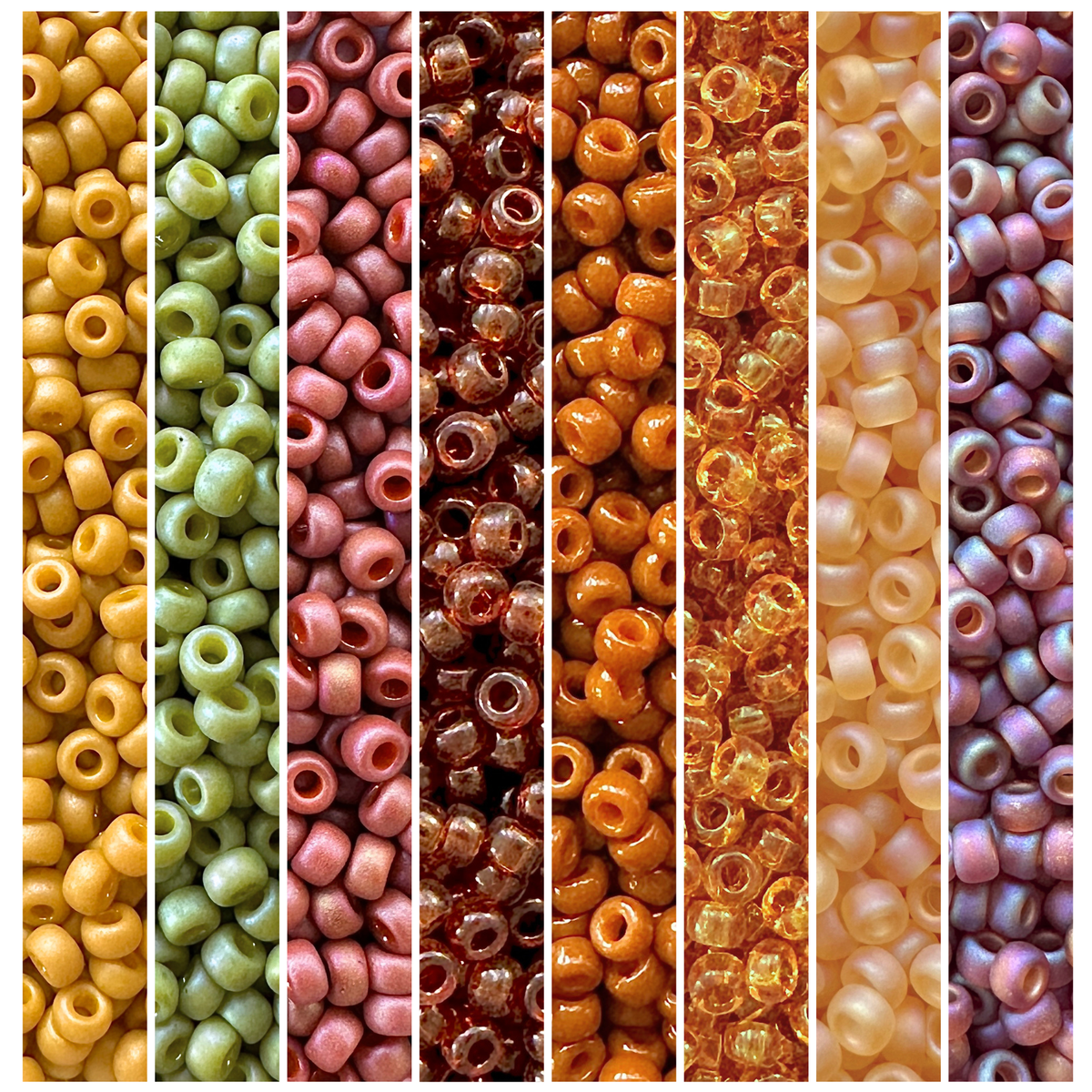 Autumn Leaves Miyuki Bead Color Palette - The Bead Mix