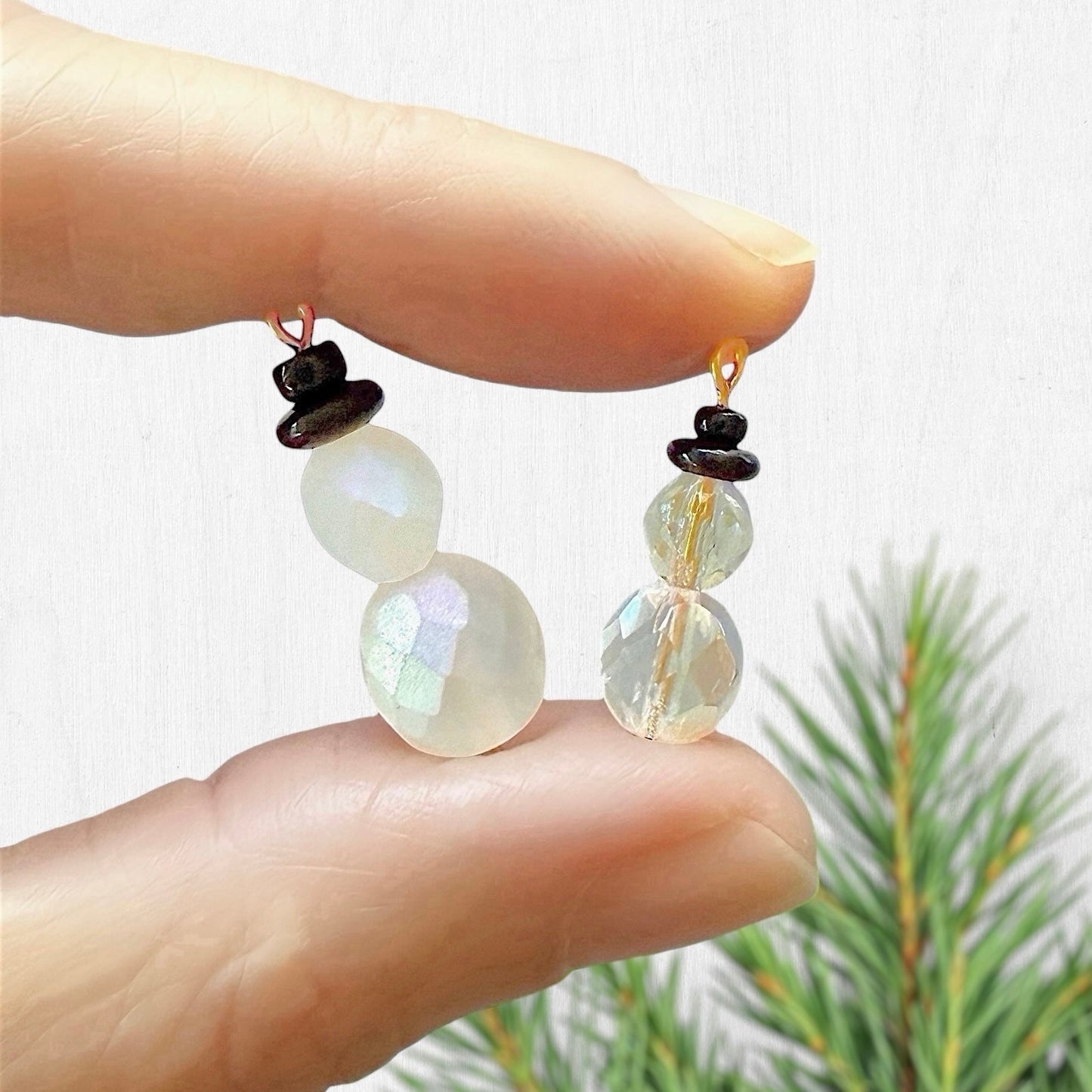 Bead Kit to Make Snowman Charms - The Bead Mix