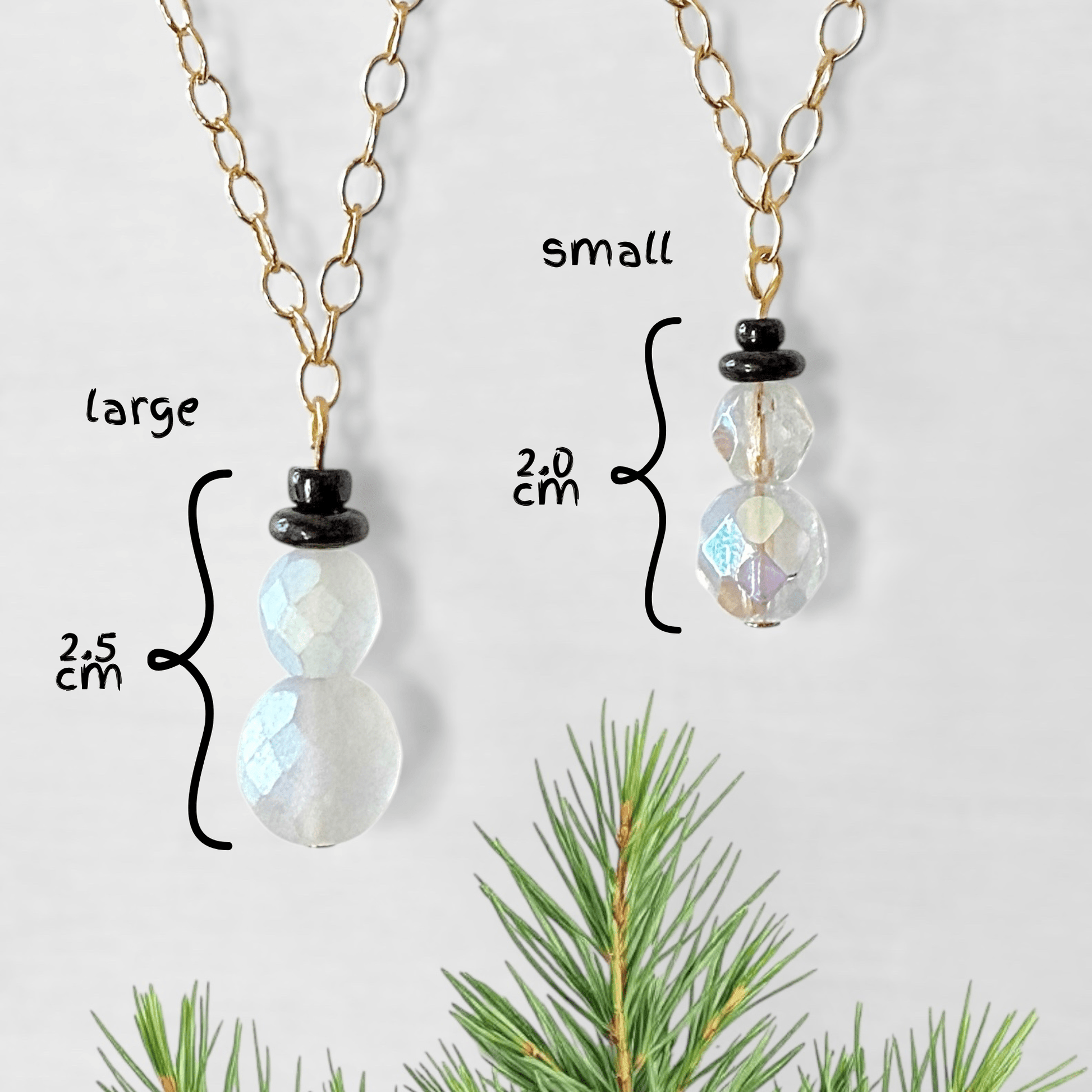 Bead Kit to Make Snowman Charms - The Bead Mix