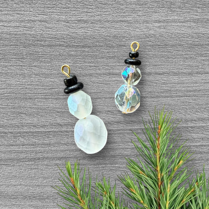 Bead Kit to Make Snowman Charms - The Bead Mix