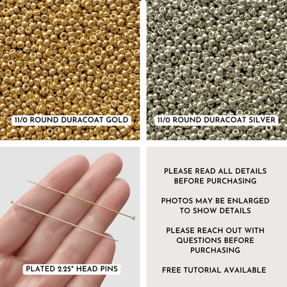 Beads & Supplies to Make Christmas Tree Charms with Free Tutorial - The Bead Mix