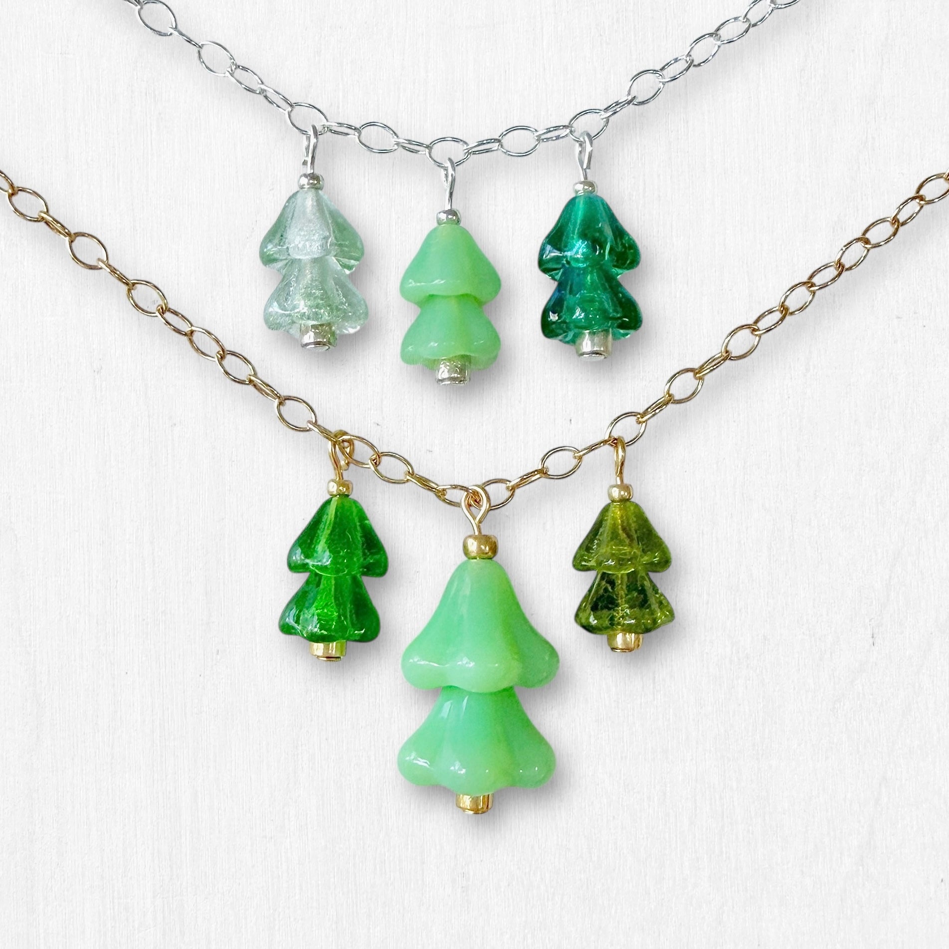 Beads & Supplies to Make Christmas Tree Charms with Free Tutorial - The Bead Mix