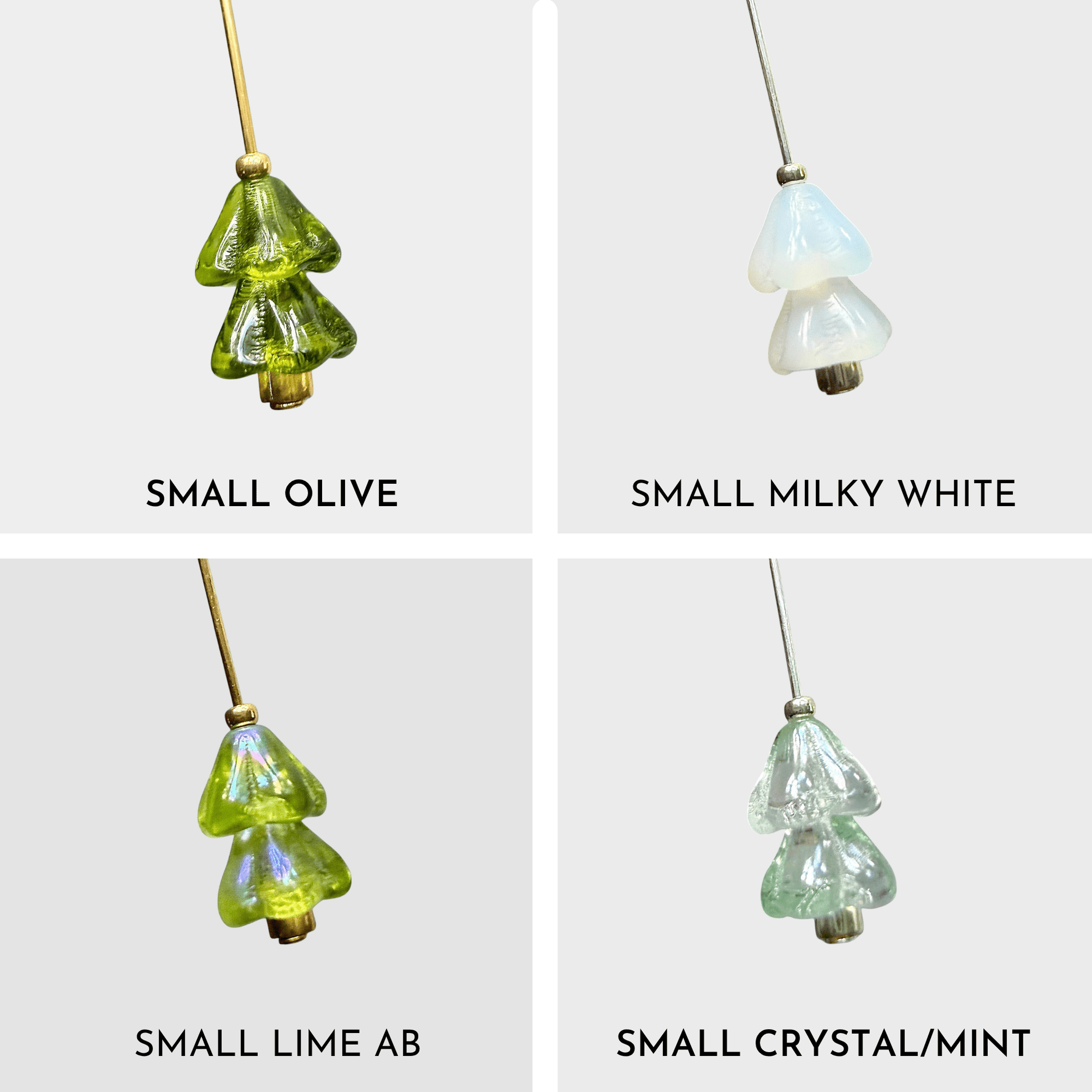 Beads & Supplies to Make Christmas Tree Charms with Free Tutorial - The Bead Mix