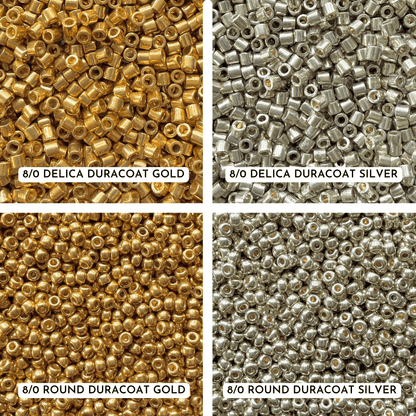 Beads & Supplies to Make Christmas Tree Charms with Free Tutorial - The Bead Mix