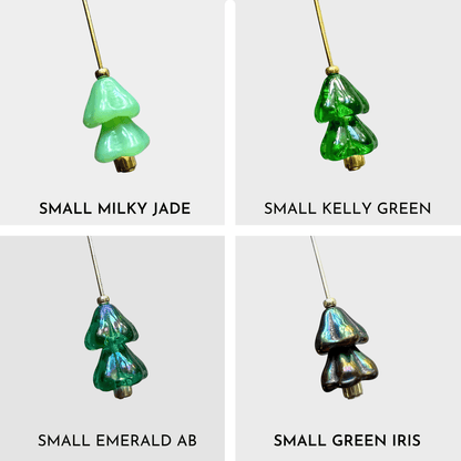 Beads & Supplies to Make Christmas Tree Charms with Free Tutorial - The Bead Mix