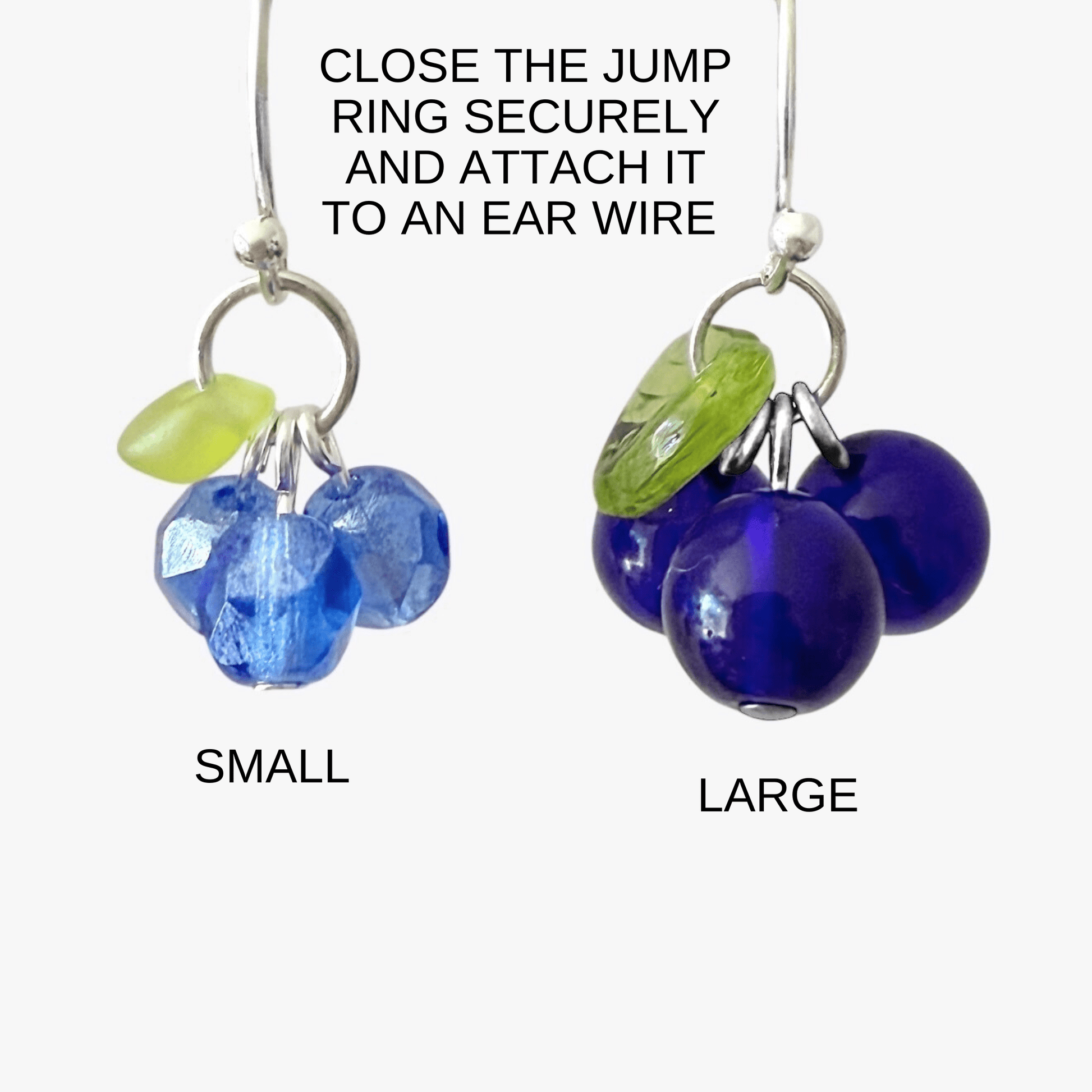 Beads to Make Blueberry Charms - The Bead Mix