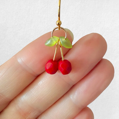 Beads to Make Cherry Charms - The Bead Mix