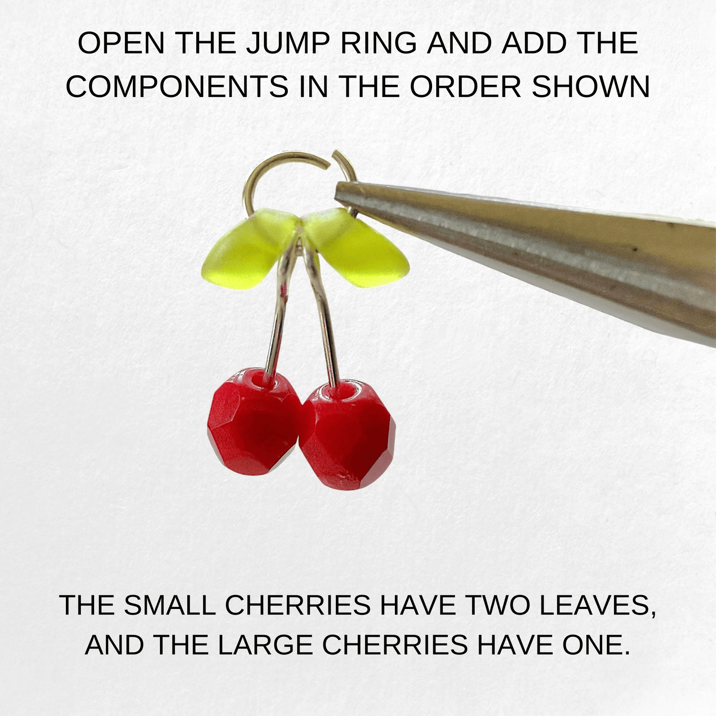 Beads to Make Cherry Charms - The Bead Mix