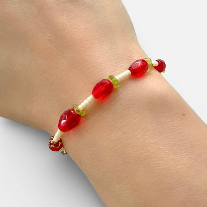 Beads to Make Strawberry Bracelets & Charms - The Bead Mix