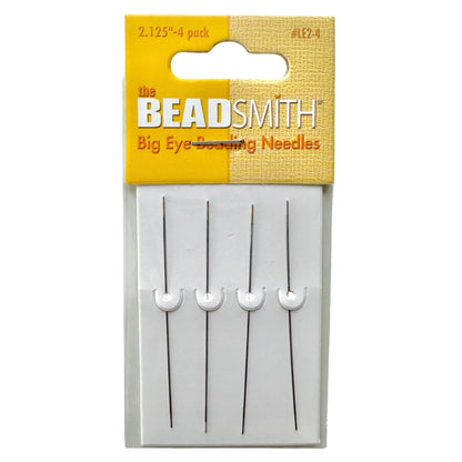 Big Eye Beading Needles - 4 Pack - The Bead Mix