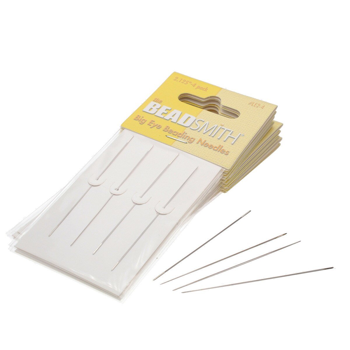 Big Eye Beading Needles - 4 Pack - The Bead Mix