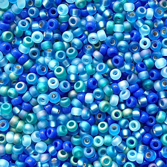 Blue Green 11/0 Miyuki Seed Bead Mix - The Bead Mix