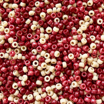 Cherry Pie 11/0 Miyuki Seed Bead Mix - The Bead Mix