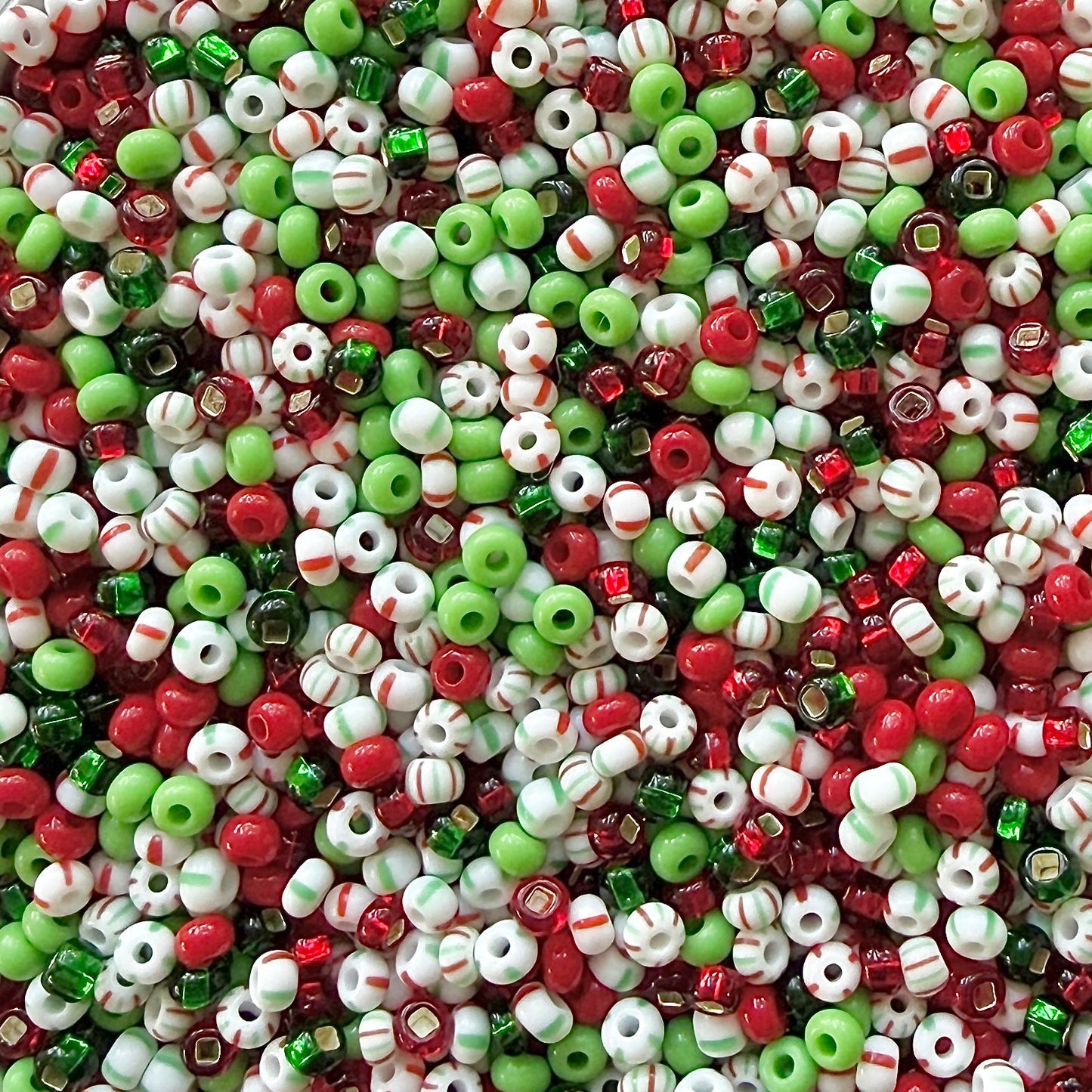 Christmas Cheer 11/0 Czech Seed Bead Mix - The Bead Mix