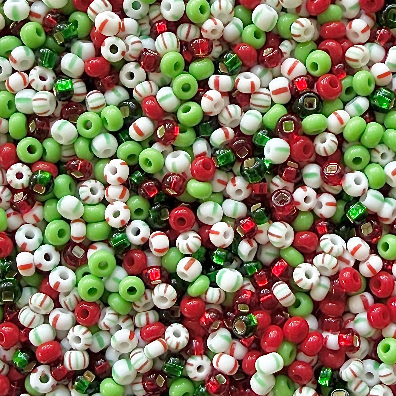 Christmas Cheer 11/0 Czech Seed Bead Mix - The Bead Mix