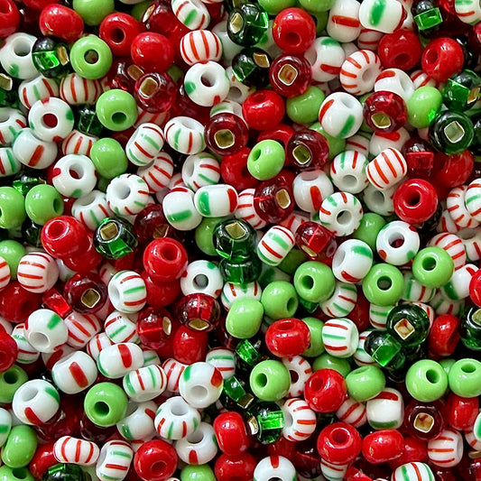Christmas Cheer 6/0 Czech Seed Bead Mix - The Bead Mix