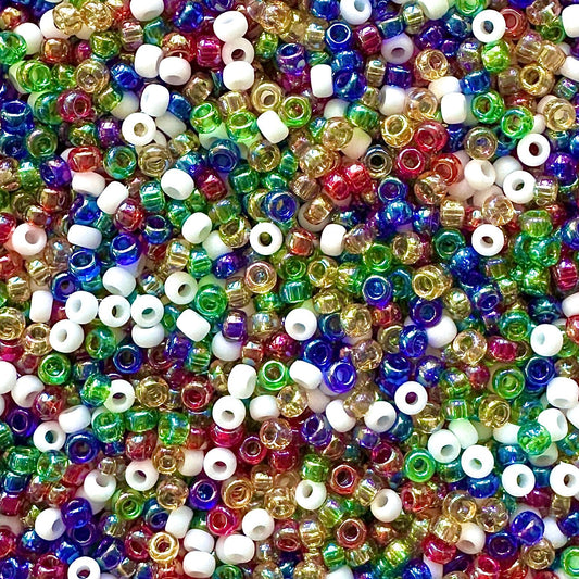 Christmas Lights 11/0 Miyuki Seed Bead Mix - The Bead Mix