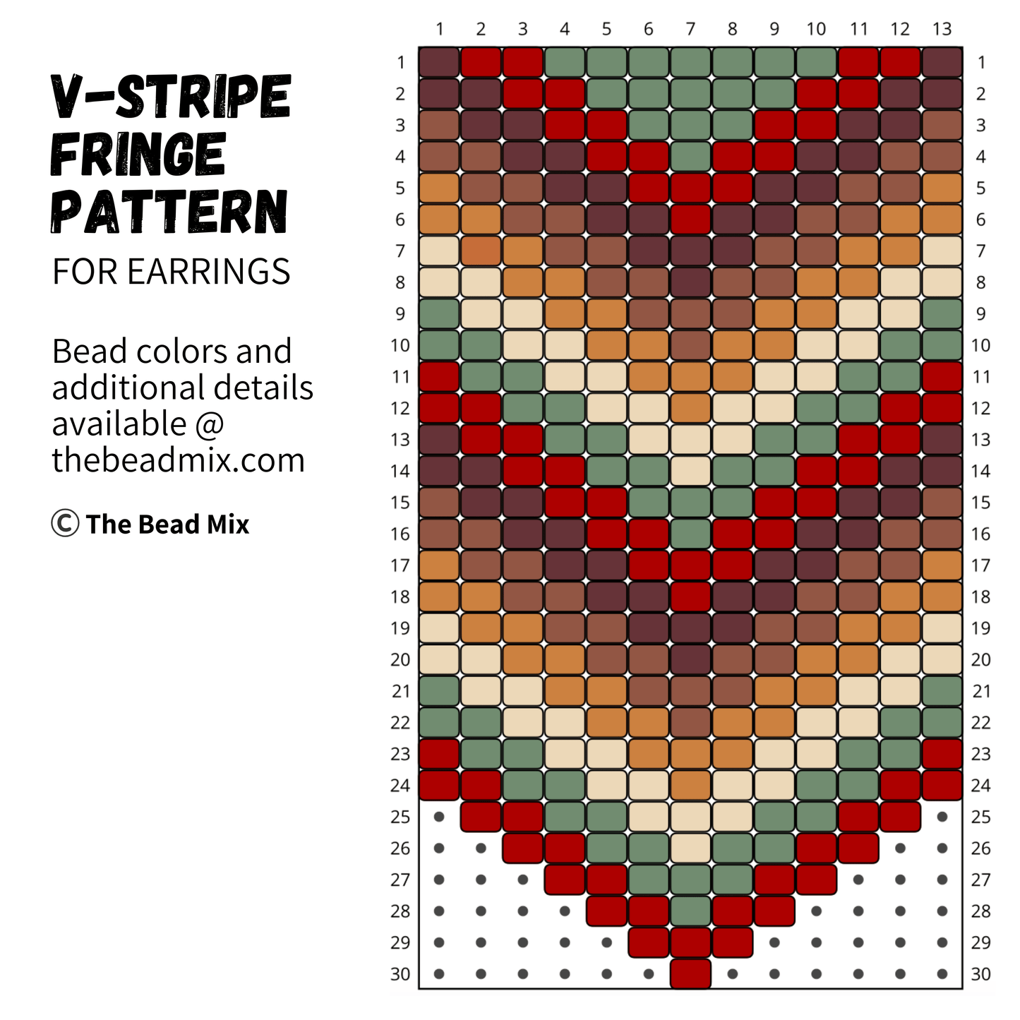 Christmas Sweater 11/0 Miyuki Seed Bead Mix - The Bead Mix