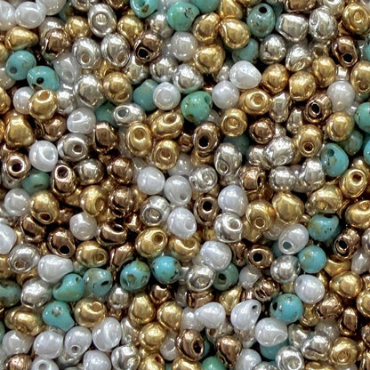 Cleopatra 11/0 Miyuki Drop Bead Mix (3.4mm) - The Bead Mix