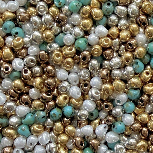 Cleopatra 11/0 Miyuki Drop Bead Mix (3.4mm) - The Bead Mix