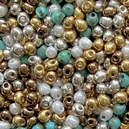 Cleopatra 11/0 Miyuki Drop Bead Mix (3.4mm) - The Bead Mix