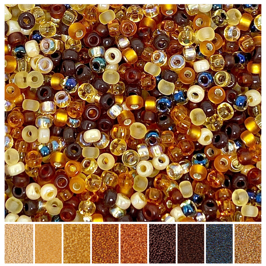 Cola Miyuki Bead Mix Recipe & Color Palette (ROUND ONLY) - The Bead Mix