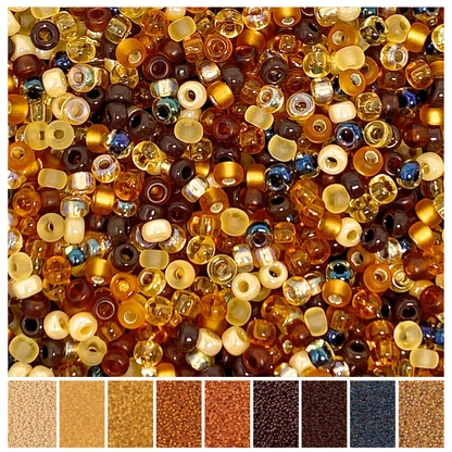 Cola Miyuki Bead Mix Recipe & Color Palette (ROUND ONLY) - The Bead Mix