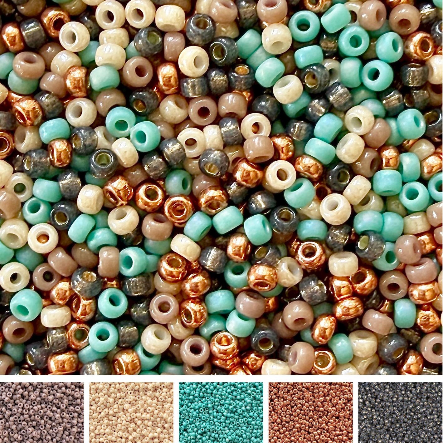 Copper Canyon 11/0 Miyuki Bead Mix Recipe & Color Palette (DIGITAL) - The Bead Mix