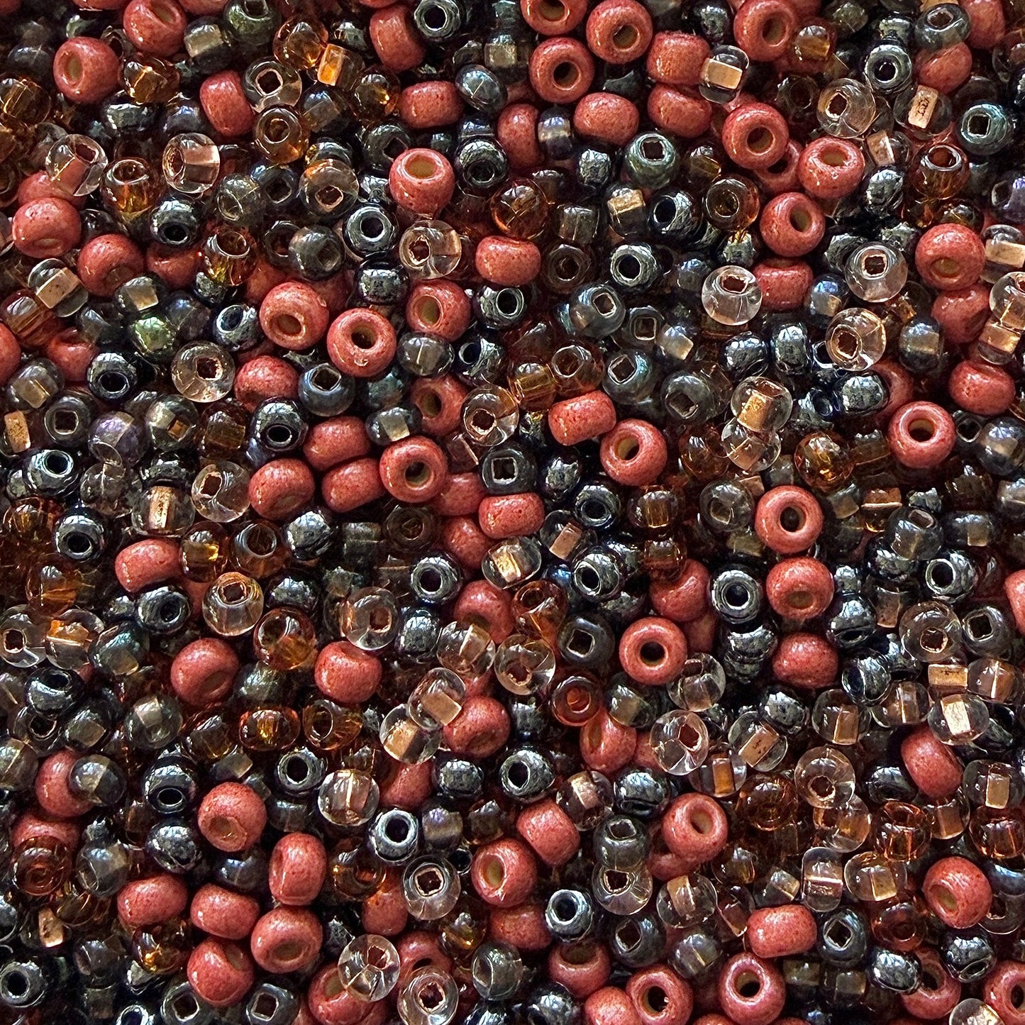 Copper Wire 6/0 Czech Seed Bead Mix - The Bead Mix