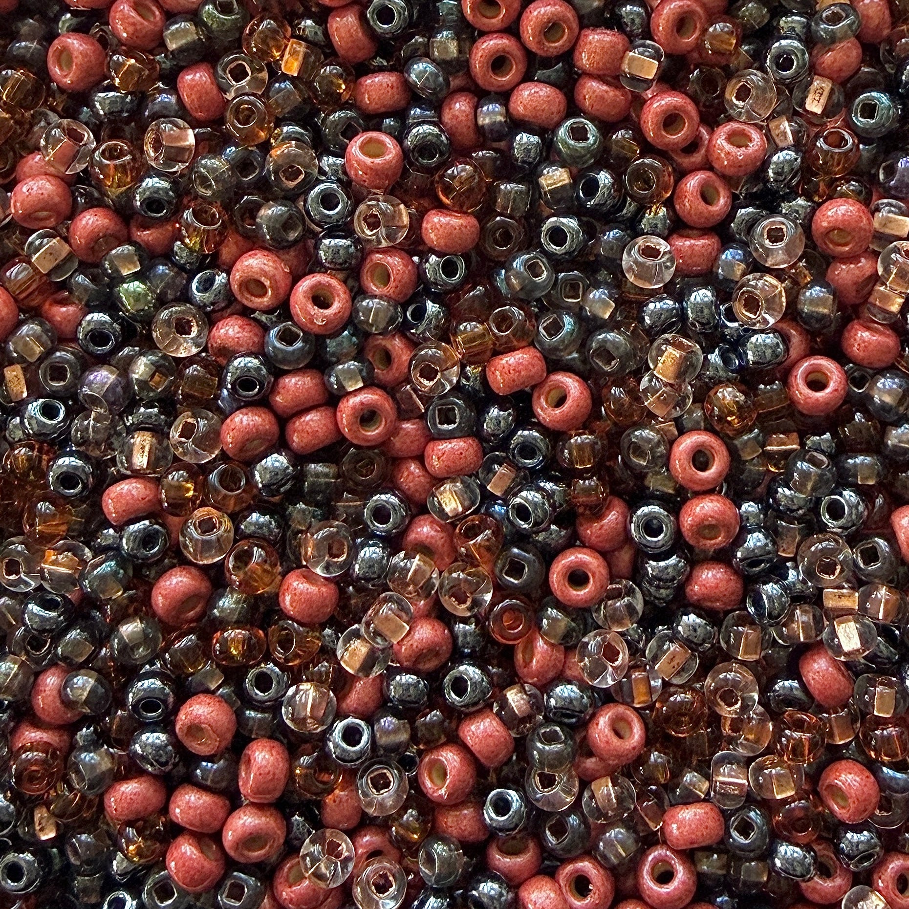 Copper Wire 6/0 Czech Seed Bead Mix - The Bead Mix