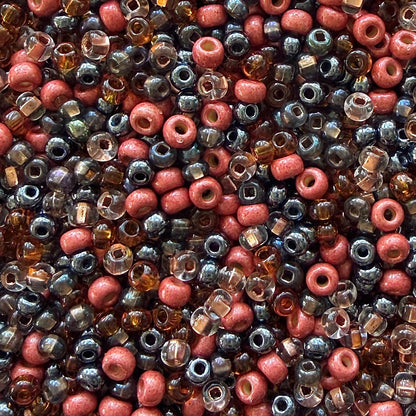 Copper Wire 6/0 Czech Seed Bead Mix - The Bead Mix