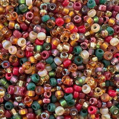 Cozy Christmas Miyuki Bead Mix Recipe & Color Palette (ROUND ONLY)