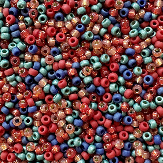 Crimson Tide 11/0 Miyuki Seed Bead Mix - The Bead Mix