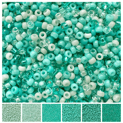 Crystal Cove Miyuki Bead Color Palette - The Bead Mix