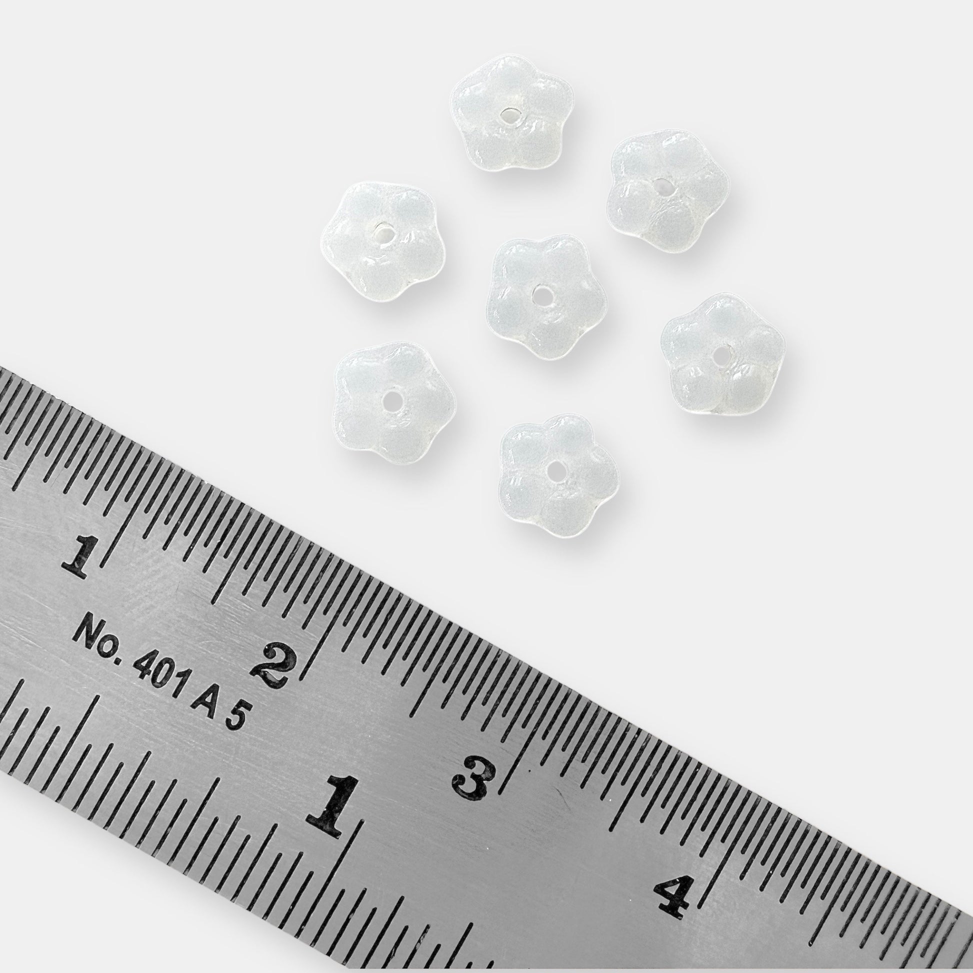 Czech Glass Mini Flowers with Center Hole - The Bead Mix