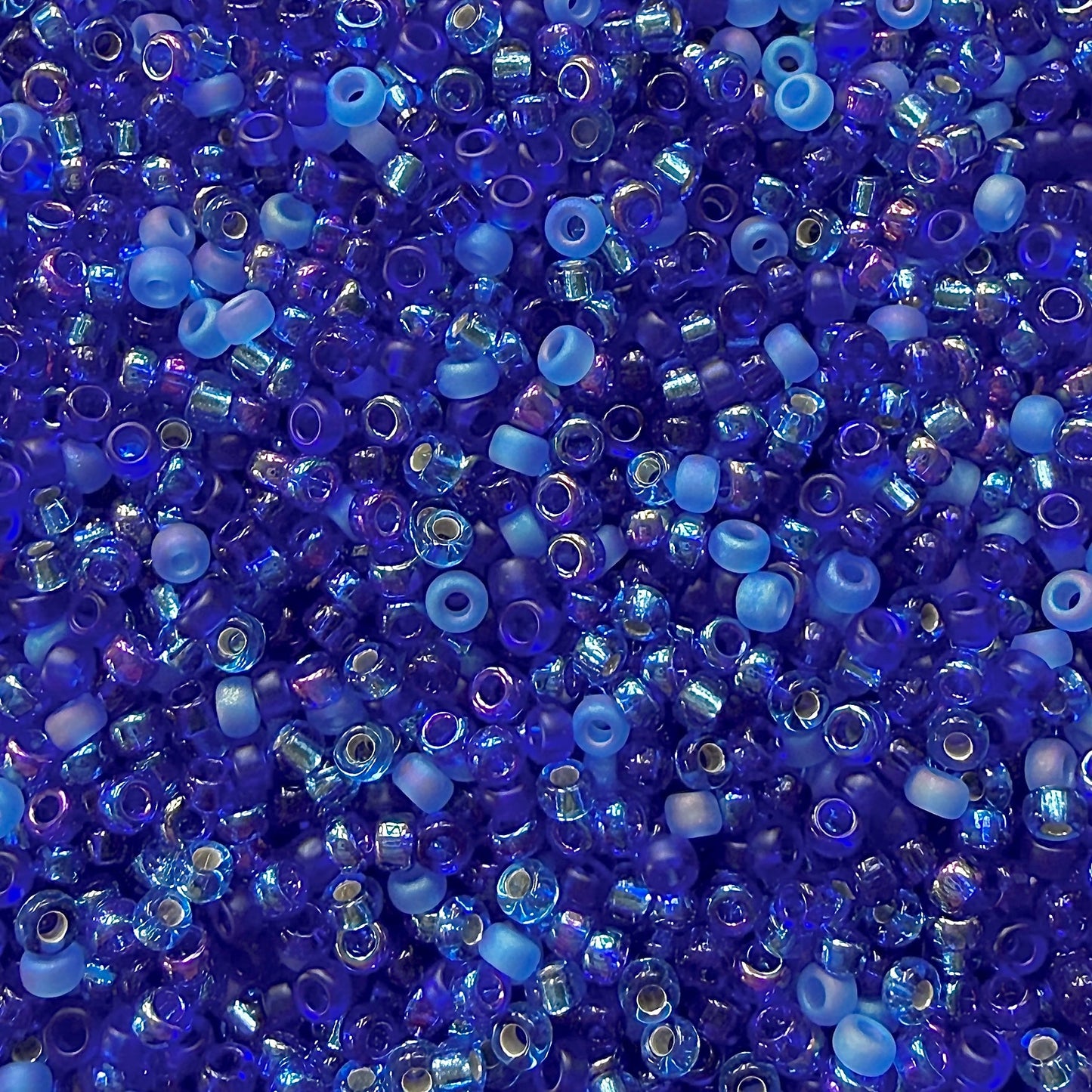 Deep Blue 11/0 Miyuki Seed Bead Mix - The Bead Mix