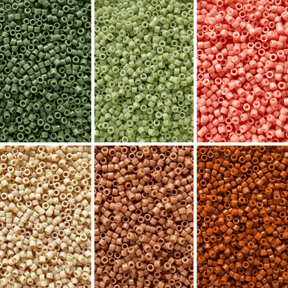 Desert Bloom Miyuki 11/0 Delica Bead Set - The Bead Mix