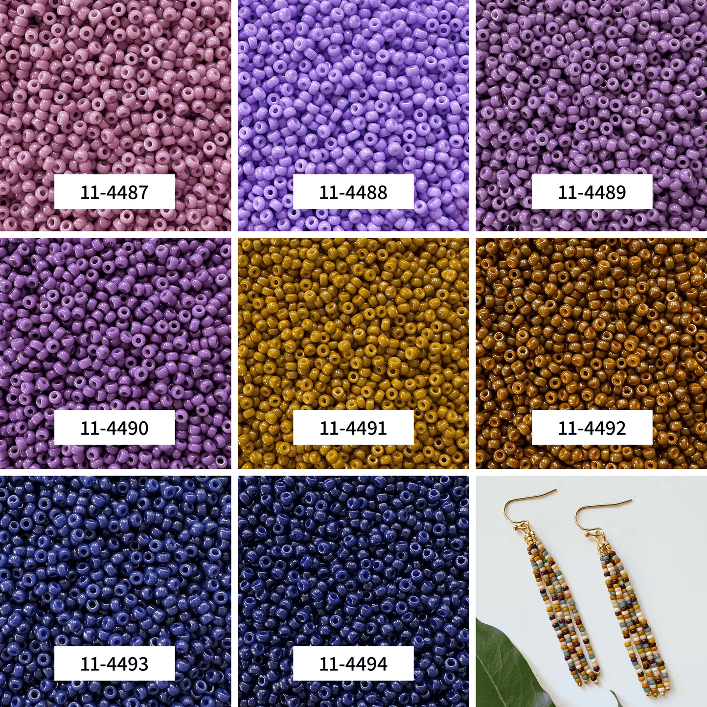 Duracoat Opaque Miyuki 11/0 Seed Bead Set - 44 Colors - The Bead Mix
