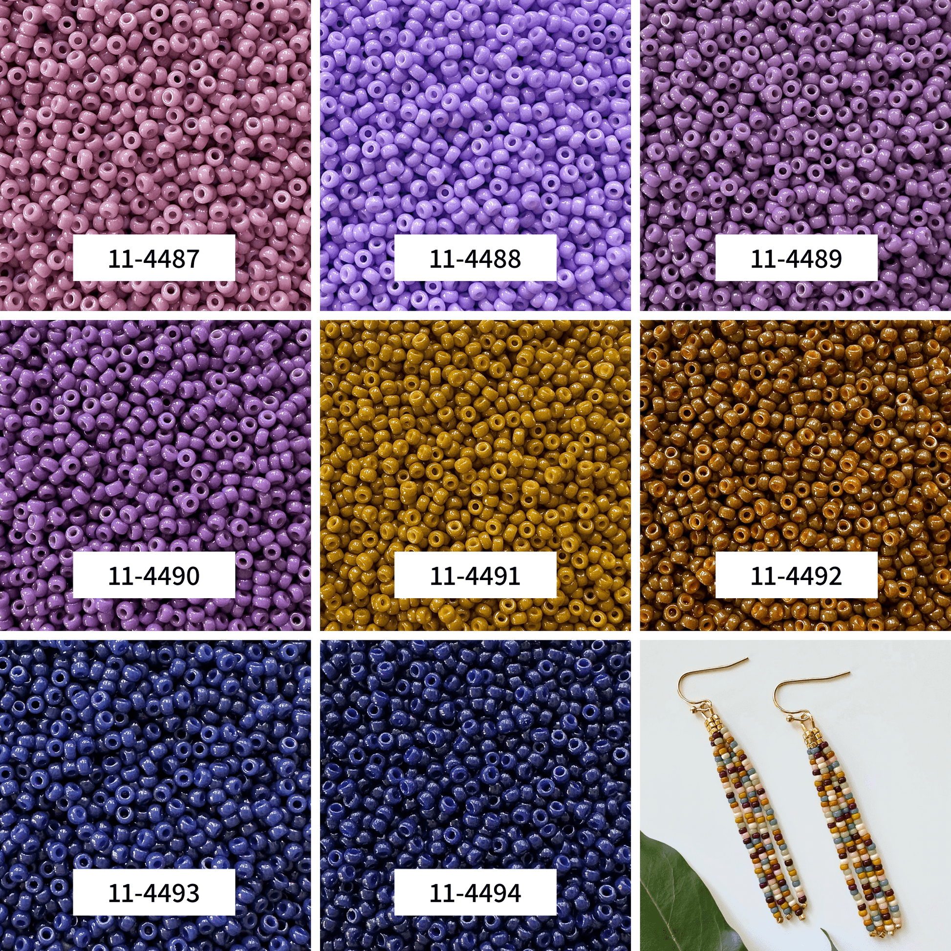 Duracoat Opaque Miyuki 11/0 Seed Bead Set - 44 Colors - The Bead Mix