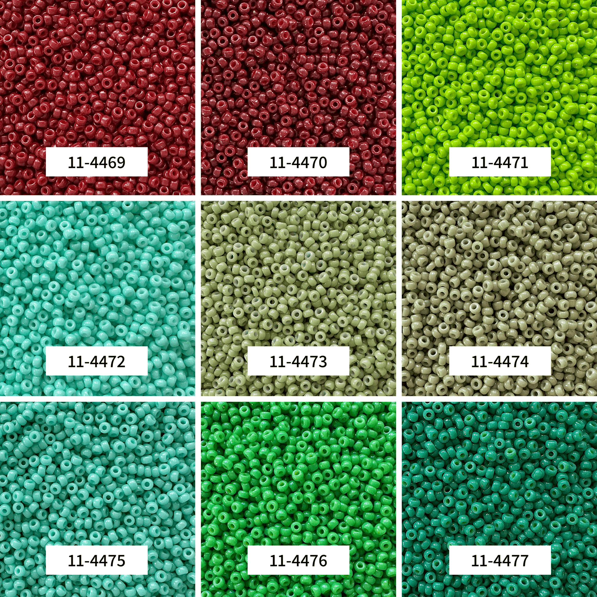 Duracoat Opaque Miyuki 11/0 Seed Bead Set - 44 Colors - The Bead Mix
