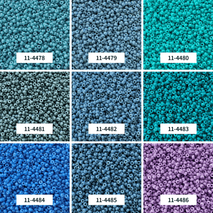 Duracoat Opaque Miyuki 11/0 Seed Bead Set - 44 Colors - The Bead Mix