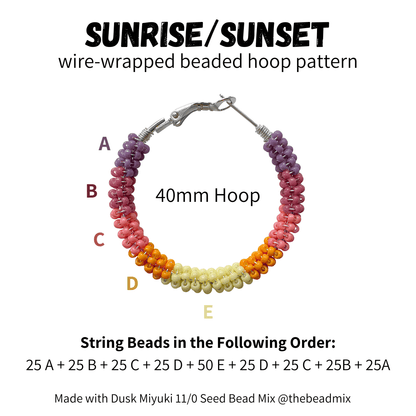 Dusk 11/0 Miyuki Seed Bead Mix - The Bead Mix