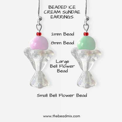Ethereal Czech Glass Bell Flower Bead Mix - The Bead Mix