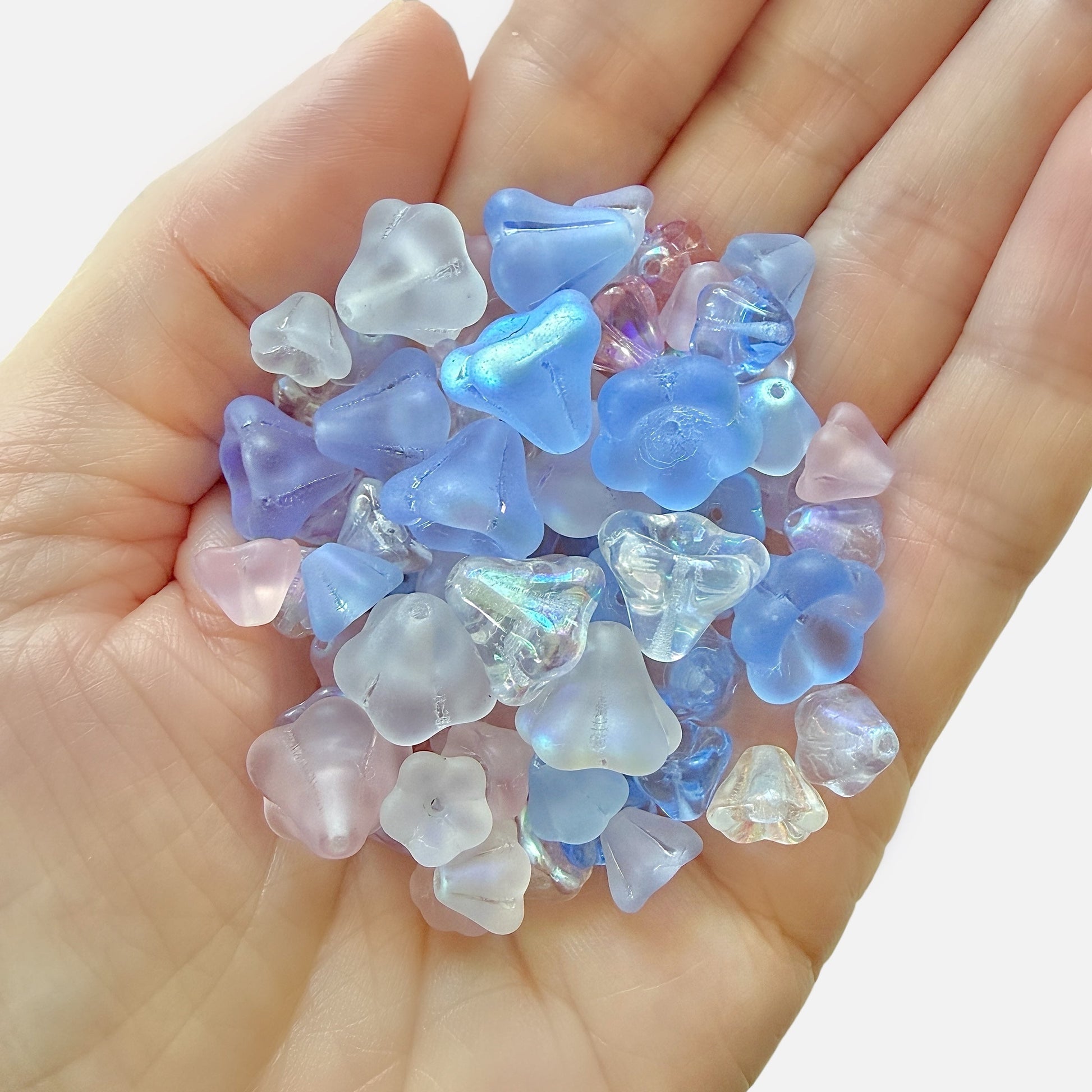 Ethereal Czech Glass Bell Flower Bead Mix - The Bead Mix