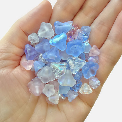 Ethereal Czech Glass Bell Flower Bead Mix - The Bead Mix
