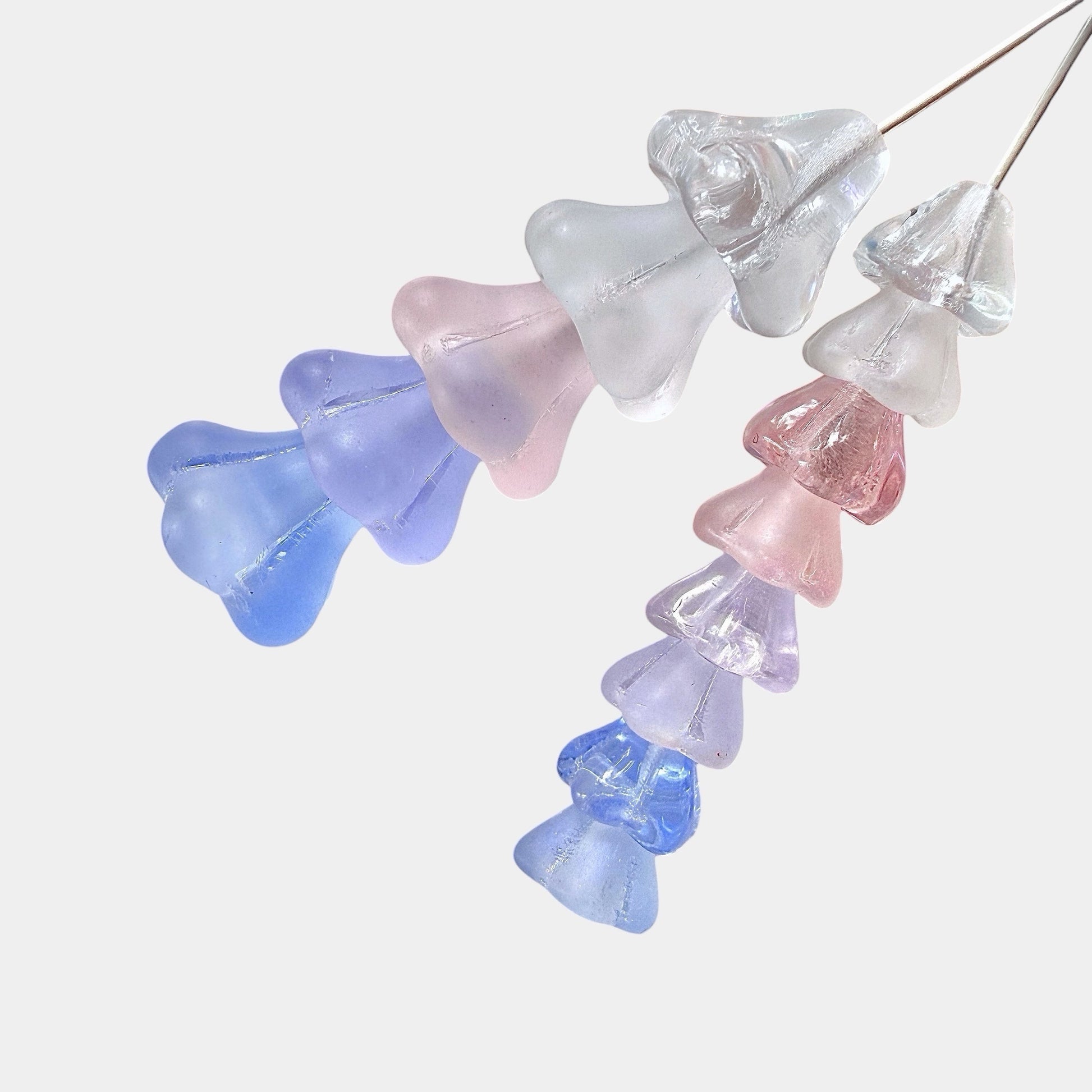 Ethereal Czech Glass Bell Flower Bead Mix - The Bead Mix