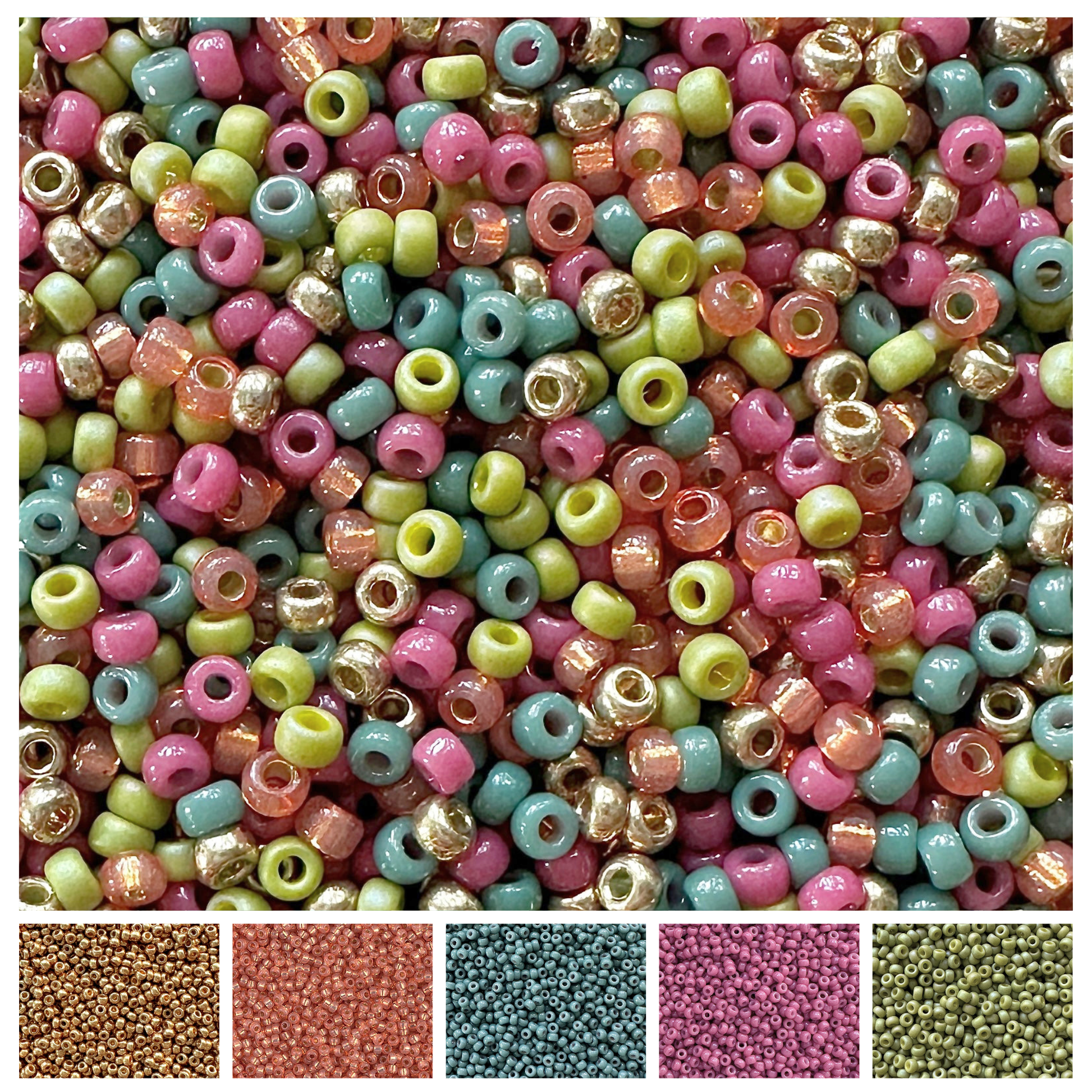 Fall Fest Miyuki Bead Mix Recipe & Color Palette (DIGITAL) - The Bead Mix